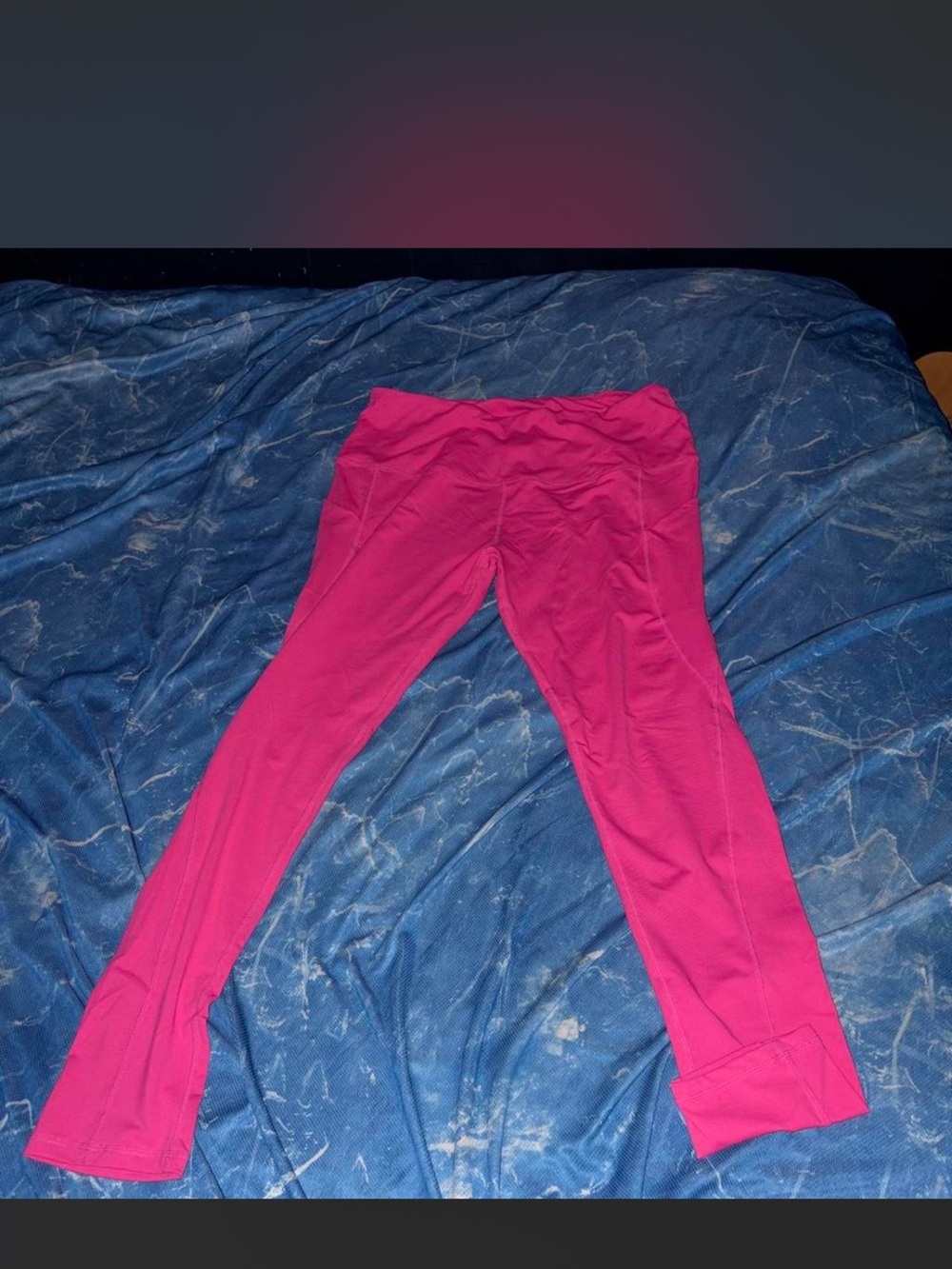 Bright Pink Girls' Stretch Leggings
